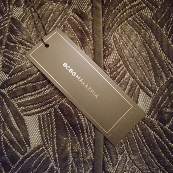 BCBG Max Azria Womens Metallic Mini Skirt Sz XXS - Picture 4 of 4